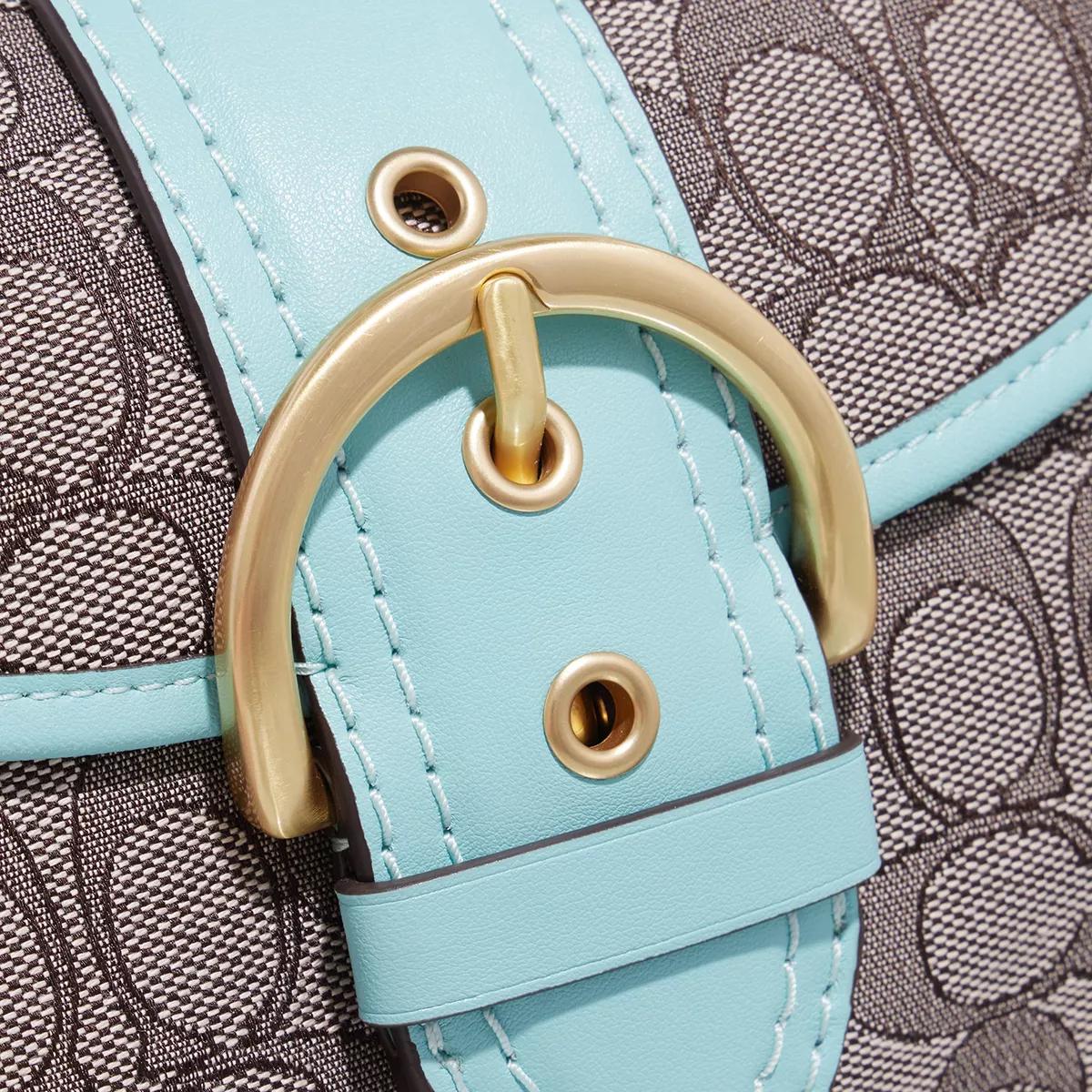 Coach Soho Signature Jacquard Shoulder Bag In B4faded Blue