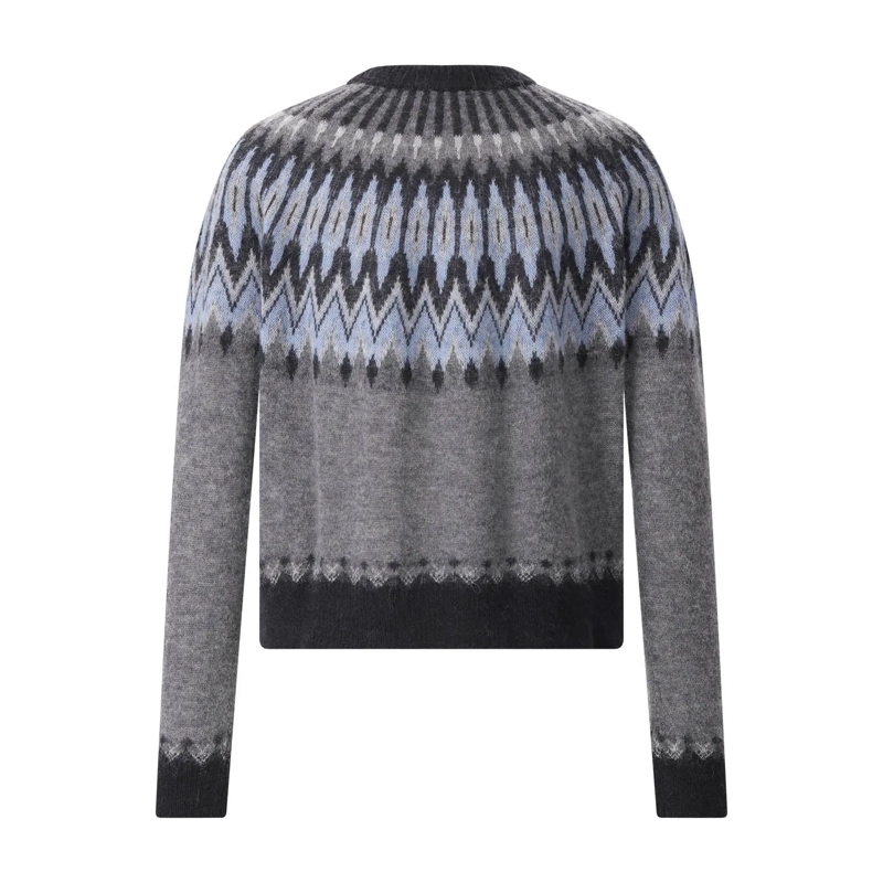 Roberto Collina Pullover Pullover aus Alpakawolle blau(Image 5)