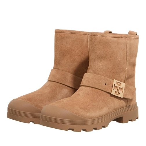 Tory Burch Ankle Boot Mellow Shearling Boot Light Chestnut / Gold