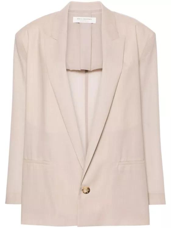 Philosophy Di Lorenzo Serafini - Single Breasted Blazer - Größe 42 - gray