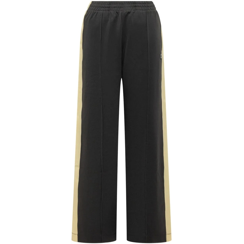 Kenzo Jogginghose Wide Leg con Bande Laterali schwarz