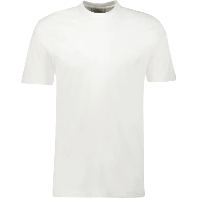 VALENZA T-Shirt Valenza Interlock Supima T-shirts Wit 1001 weiß
