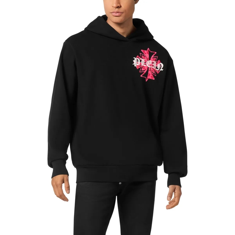 Philipp Plein Top Hoodie Sweatshirt Crest schwarz(Image 3)