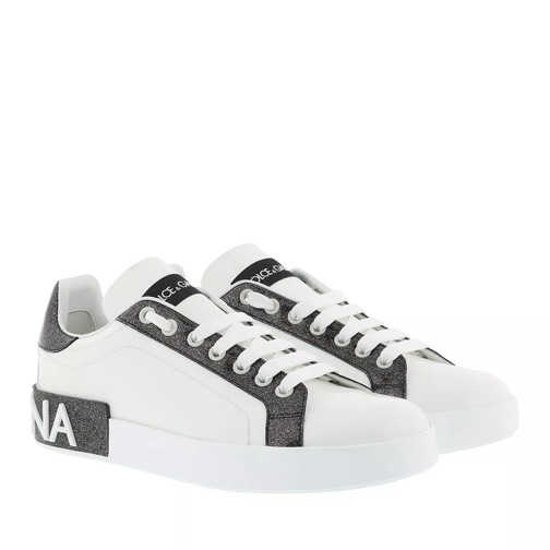 Dolce&Gabbana Portofino Sneakers White/Black Low-Top Sneaker