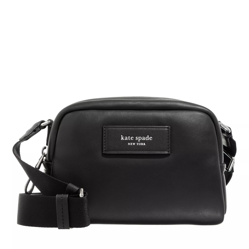 Kate Spade New York Crossbody Bag Puffed Smooth Leather Small Crossbody black