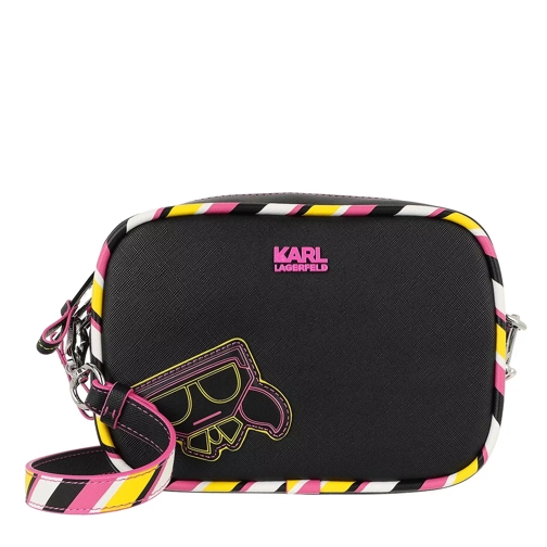 Karl Lagerfeld K/Kocktail Neon Crossbody Black Camera Bag