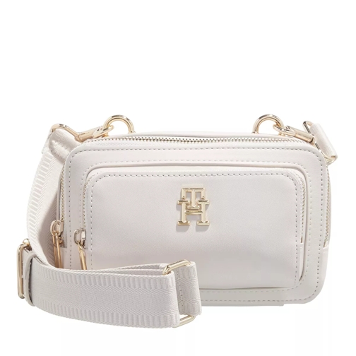 Tommy Hilfiger Iconic Tommy Camera Bag Feather White Crossbody Bag