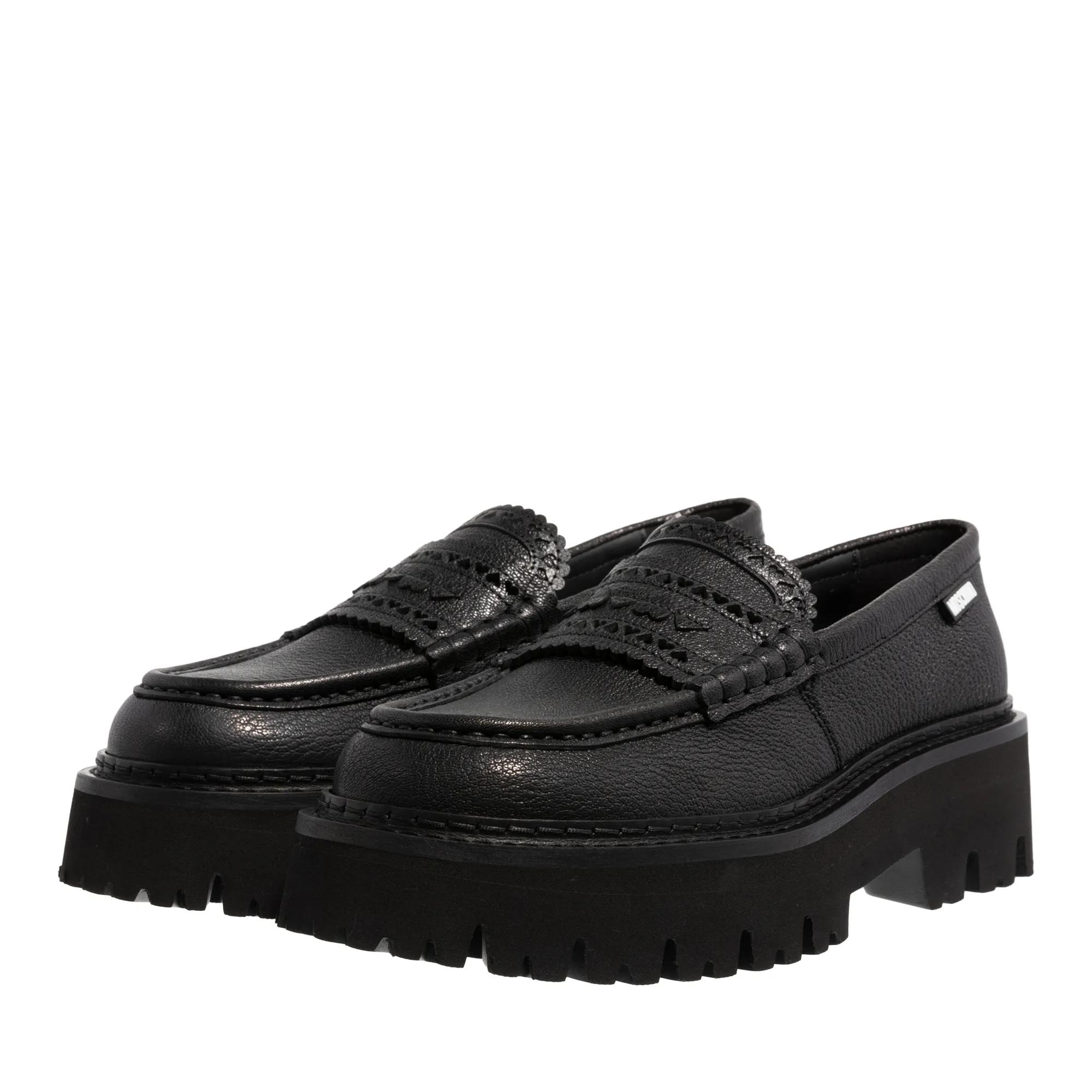 Moschino Loafers & Ballerinas - Hearted Brogue Sporty - Gr. 37 (EU) - in Schwarz - für Damen