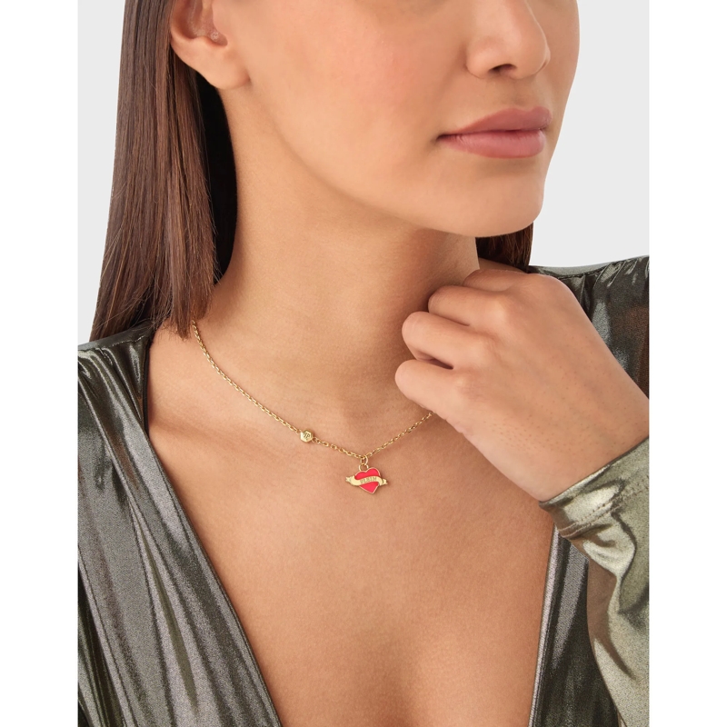 Philipp Plein Mittellange Halskette Necklace Plein Valentine gold(Image 2)