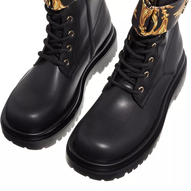 Gold store flat boots