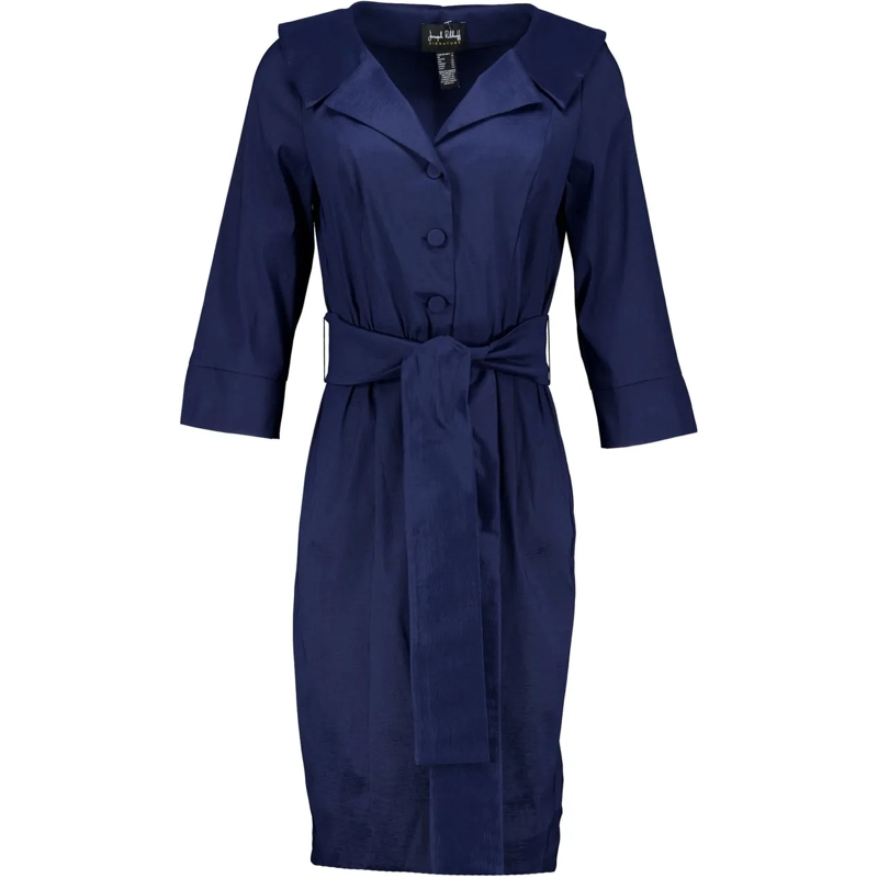 Joseph Ribkoff Midikleid Joseph Ribkoff  Jurken Donkerblauw 252718 blau