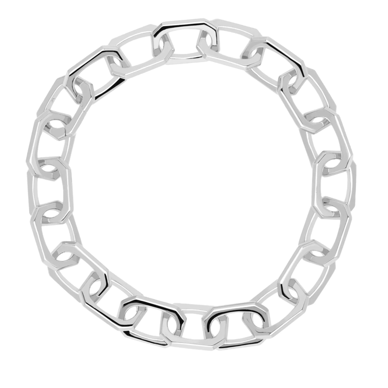 PDPAOLA Armband 925er Sterlingsilber The Small Signature silber