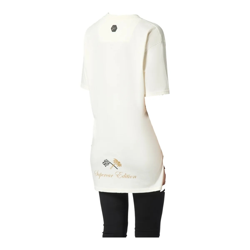 Philipp Plein T-Shirt T-Shirt Racing weiss(Image 2)