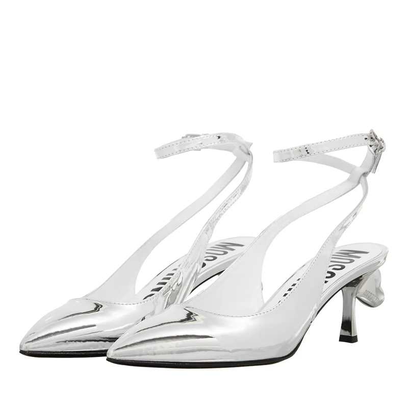 Moschino Pumps Scarpa Donna Argento