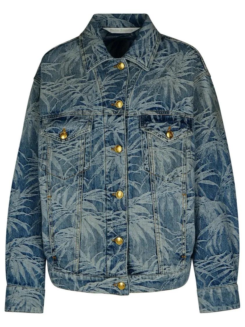 Palm Angels - Light Blue Denim Jacket - Größe XS - blau