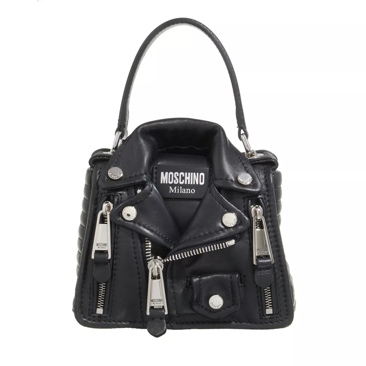 Black and silver moschino bag sale