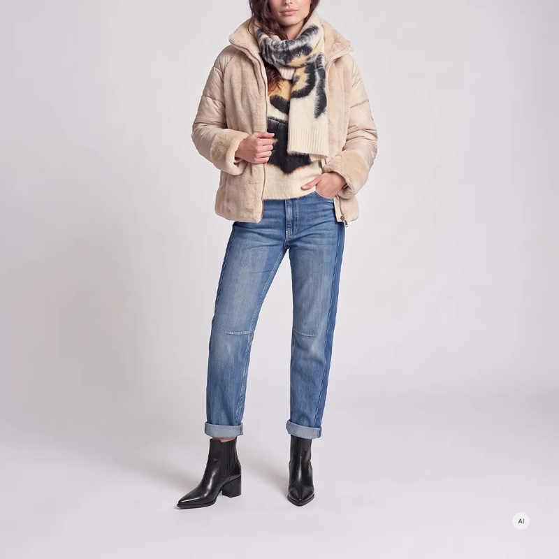Marc Aurel Blazer Jacke- überschnittener Raglanärmel- mit Paspelt beige(Image 2)