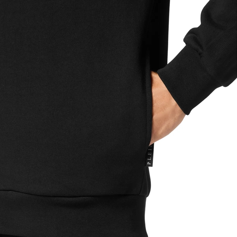 Philipp Plein Top Sweatjacke Mit Kapuze Iconic Plein schwarz(Image 3)