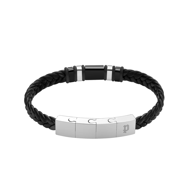 Police Armband Armband Wavebreaker- Herrenarmband- Farbe: schw schwarz(Image 2)