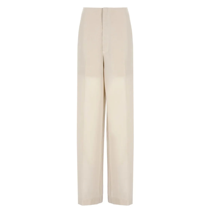 Philosophy Di Lorenzo Serafini Beige Cotton Blend Pants Neutrals