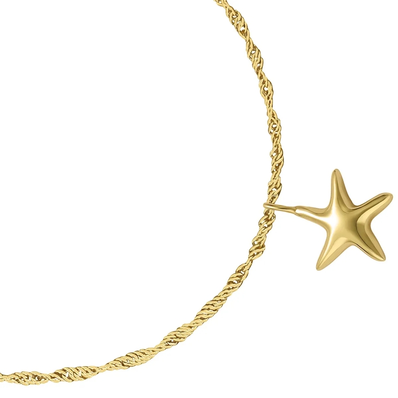 Glanzstücke München Armband Sterling Silber Armband Seestern gold(Image 2)