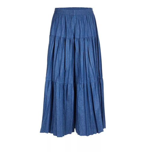 Gucci Washed Light Denim 4011 blue JeanS kjolar