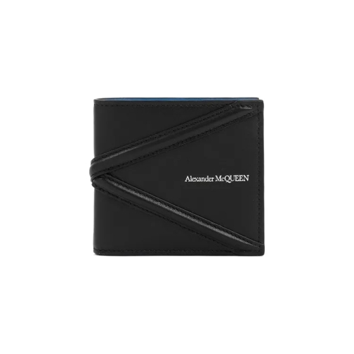 Alexander McQueen Bifold Wallet Black Tvåveckad plånbok