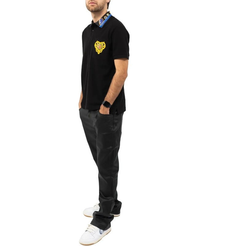 Versace Jeans Couture Polo Versace Couture Heren Polo Zwart - schwarz(Image 7)