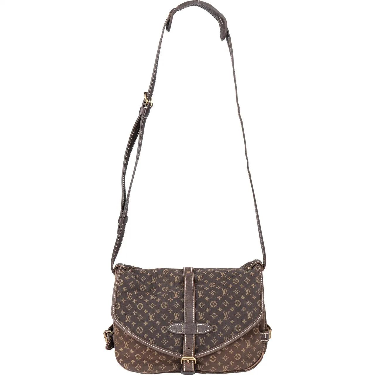 Thumbnail - Louis Vuitton Crossbody Bags - Louis Vuitton Mini Lin Monogram Saumur 30 Crossbod - Gr. unisize - in Braun - für Damen