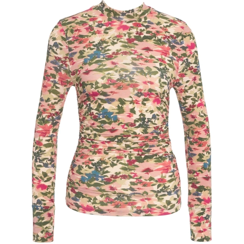 Farm Rio T-shirt T-shirt with floral print rose