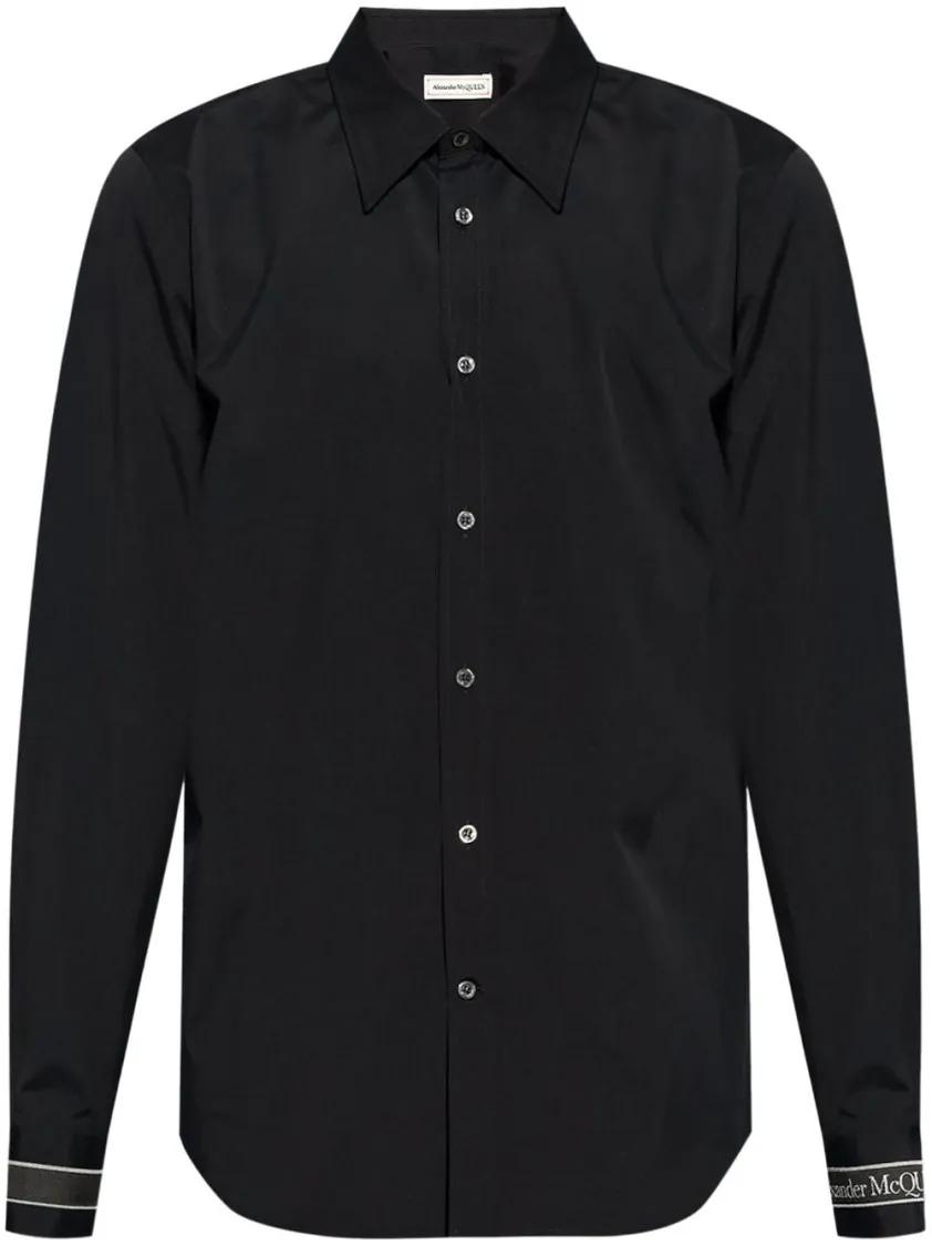 Alexander McQueen - Cotton Shirt - Größe 15 ,5 - schwarz