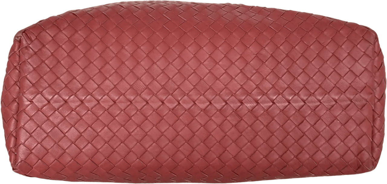 Thumbnail - Bottega Veneta Shopper - Bottega Veneta Garda Tote Bag Intrecciato Leather - Gr. unisize - in Rot - für Damen