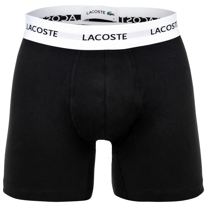 Lacoste  PACK DE 3 BOXERS LONGS 3er Pack schwarz(Image 2)