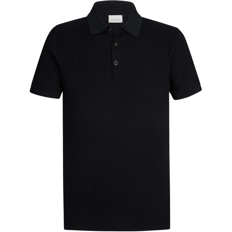 PROFUOMO Poloshirt Profuomo Ppxd10011 Polos Donkerblauw Ppxd10011 blau