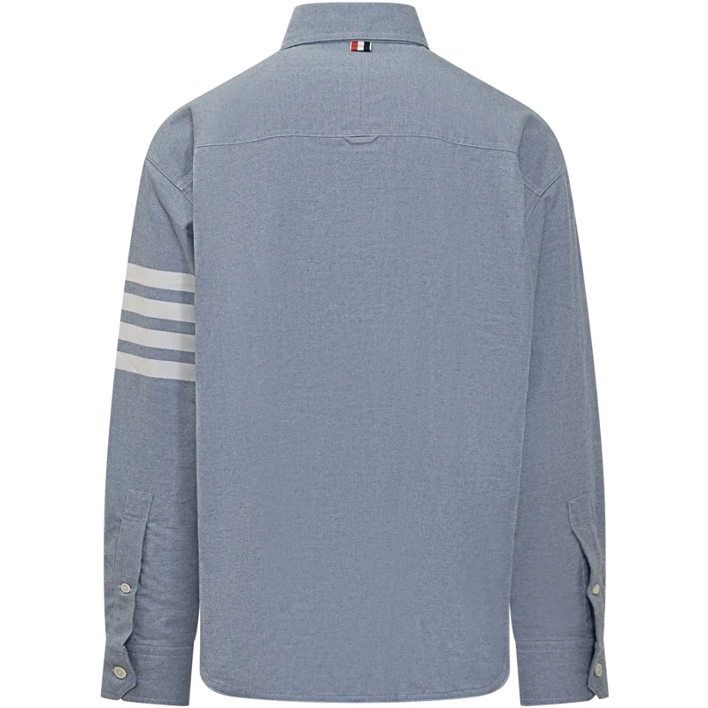 Thom Browne Haut décontracté Thom Browne Camicia Oxford hellblau(Image 2)