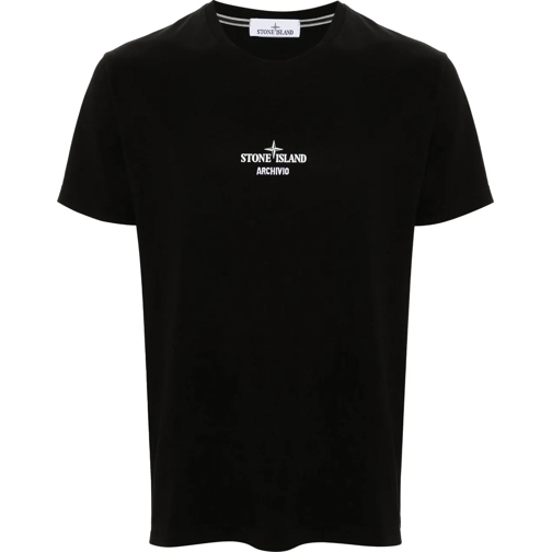 Stone Island T-shirts black archivio t-shirt schwarz