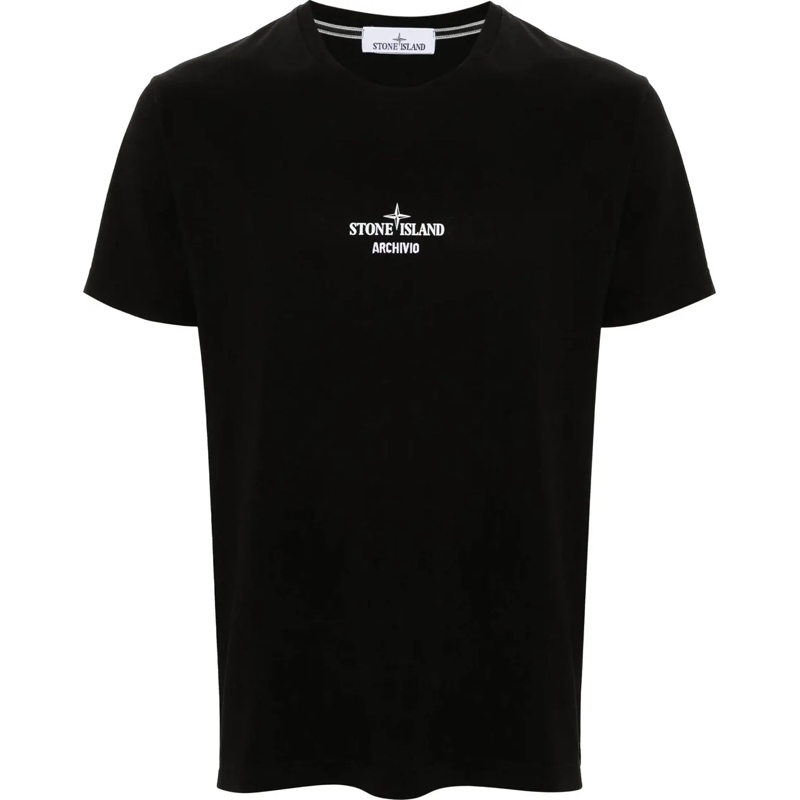 Stone Island T-Shirt black archivio t-shirt schwarz