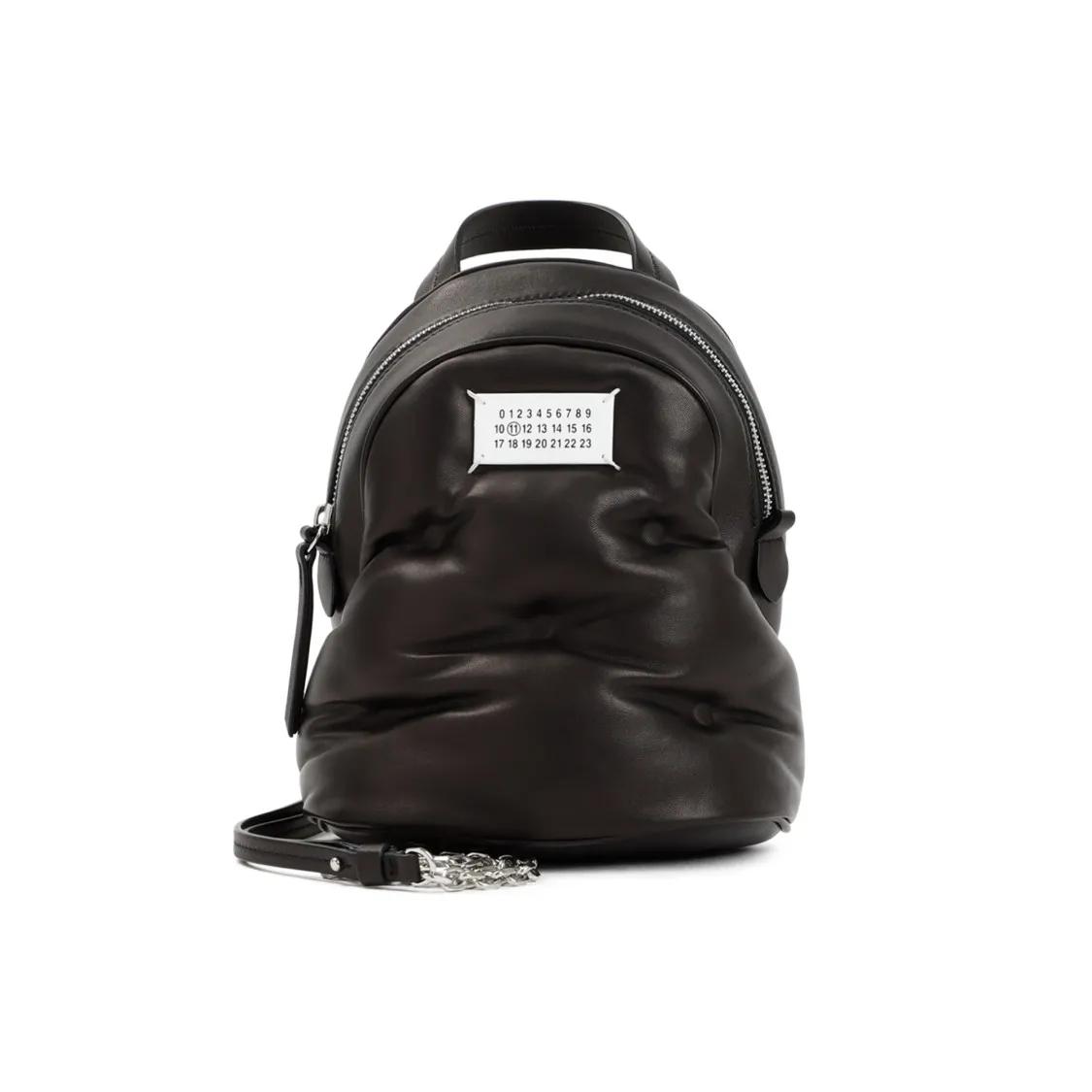 Maison Margiela Rucksäcke - Leather Glam Slam Backpack - Gr. unisize - in Schwarz - für Damen