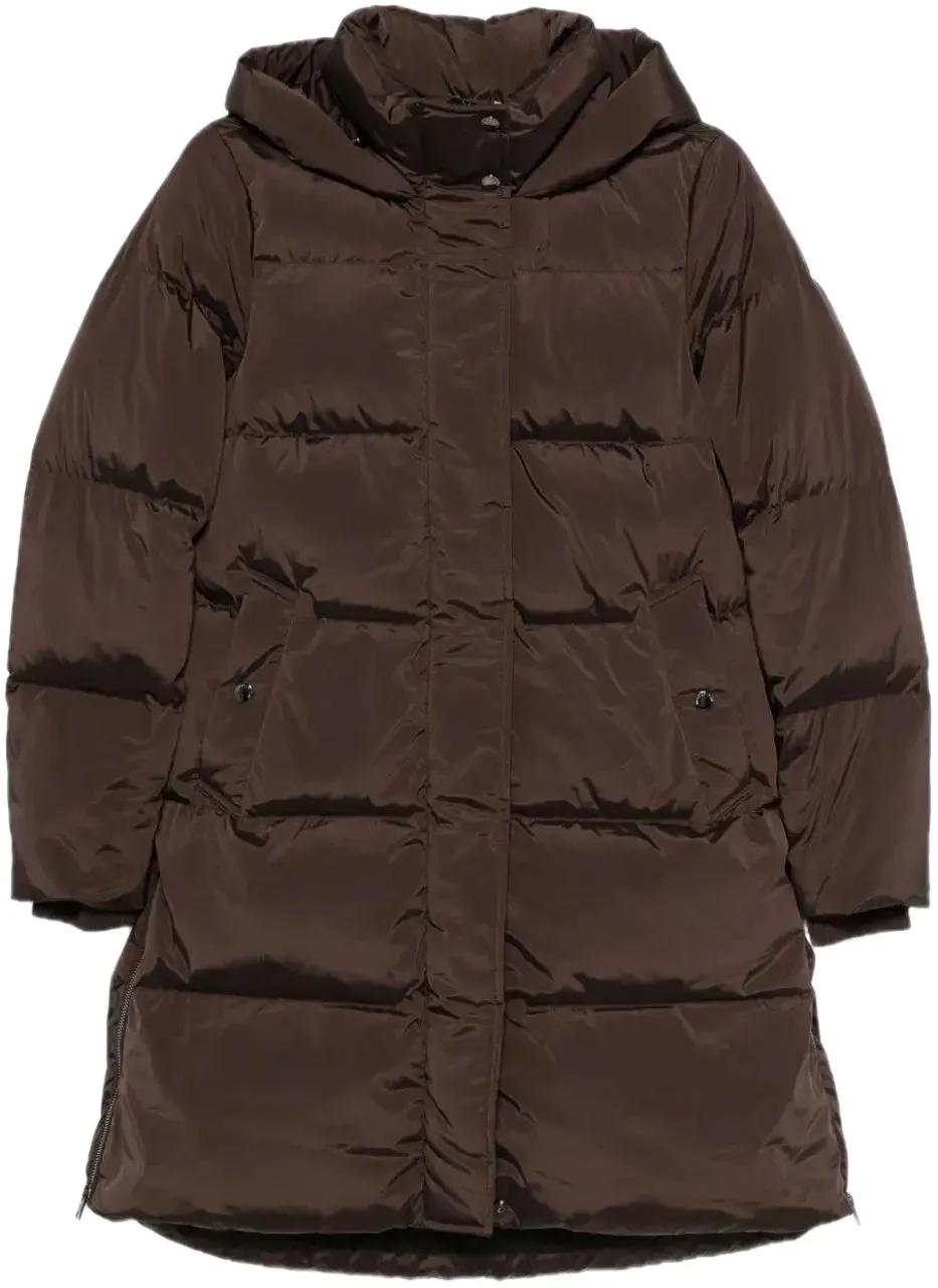 Woolrich - Kelly Jacket Long Soil Brown - Größe XS - braun