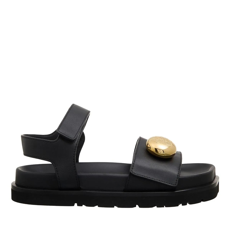 Loewe Sandalen Pebble Fussbett Sandal Black