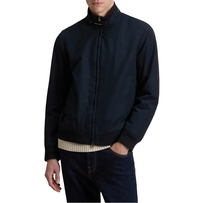 Woolrich Daunenjacke Heren Spring Lewis Bomber blau(Image 2)