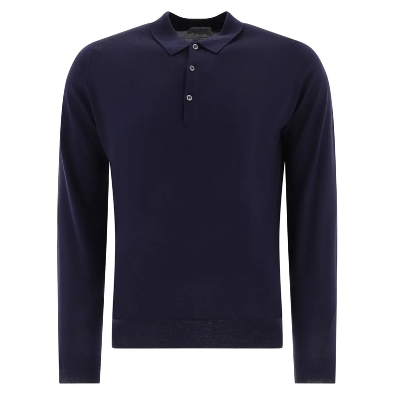 John Smedley Polo shirt "Belper" Polo Shirt Blue