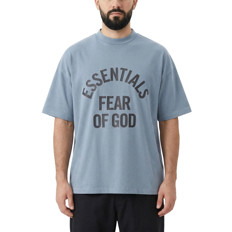 FEAR OF GOD T-Shirt Oversized T-Shirt blau(Image 2)