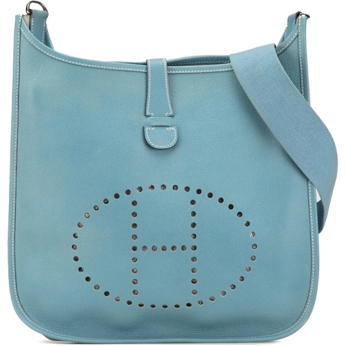 Hermès Sac à bandoulière 2005 Clemence Evelyne II PM blau (Image 2)