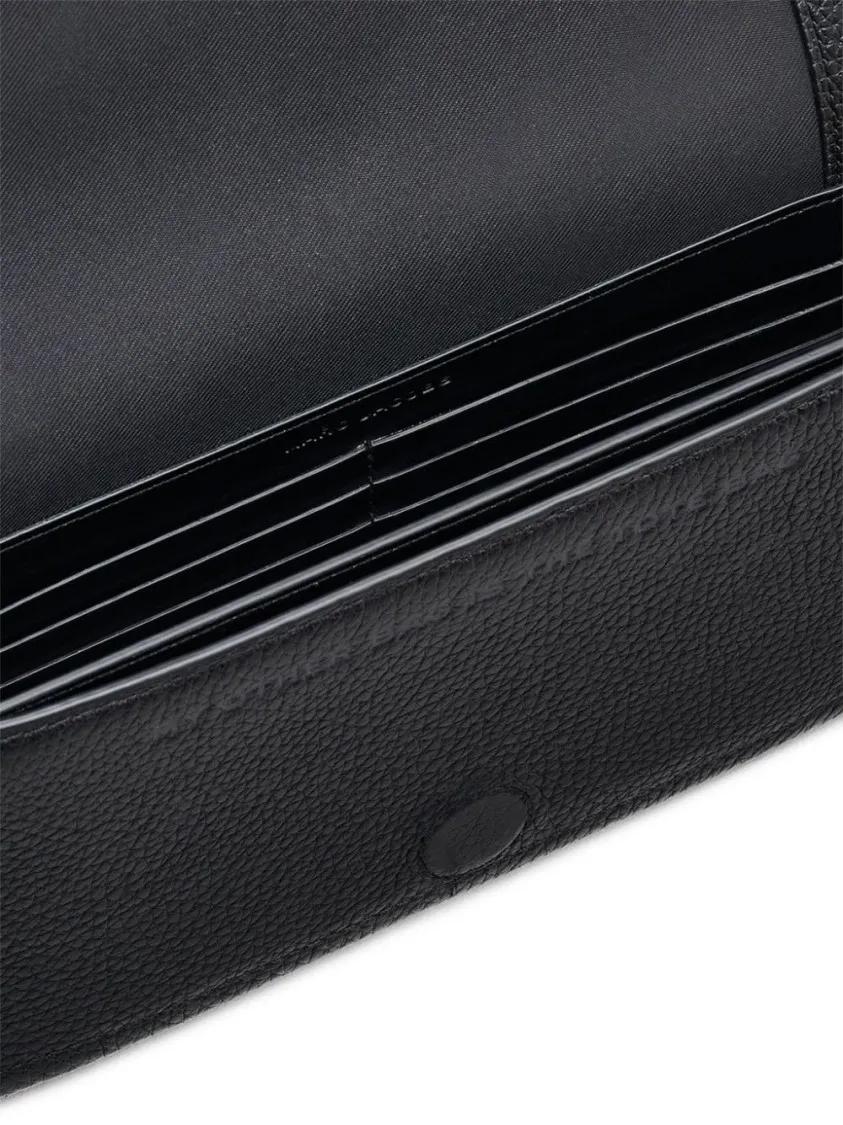 Marc Jacobs Hobo bags Textured Black Bag With Interior Organization in zwart