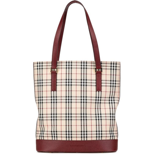 Burberry Sac à provisions 2000-2017 House Check Canvas Tote braun (Image 2)