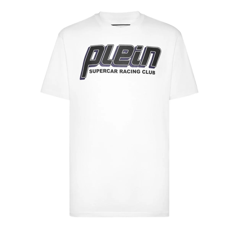 Philipp Plein T-Shirt T-Shirt Racing weiss