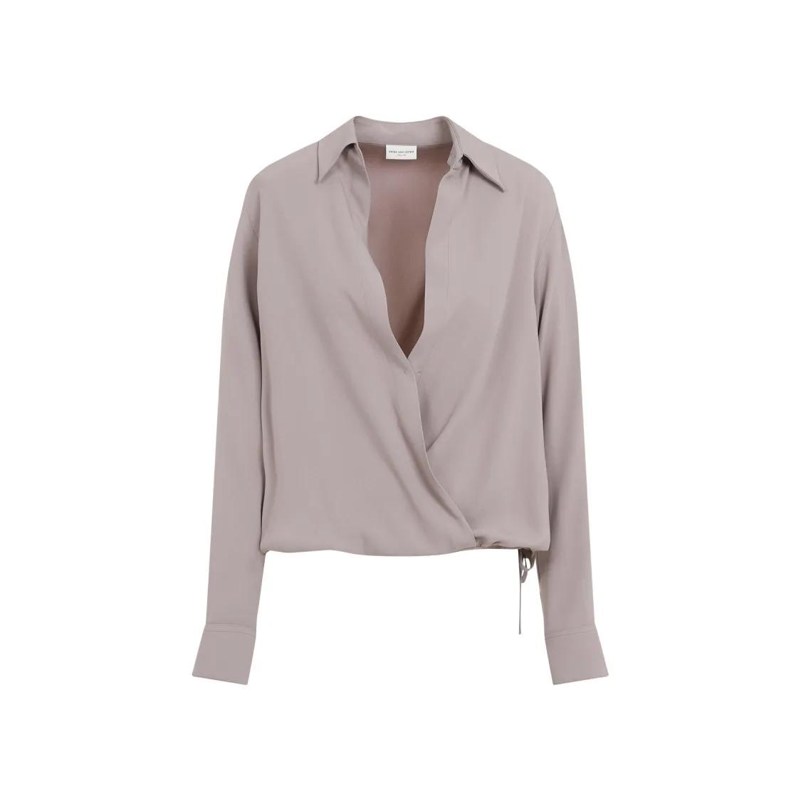 Dries Van Noten - Pink Cedal Blouse - Größe 34 - grau