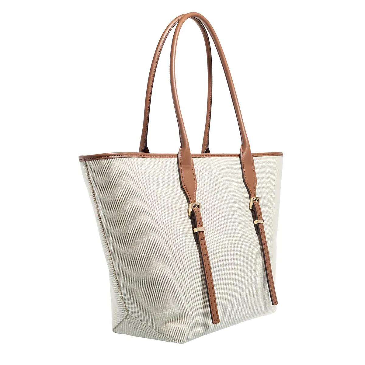 Michael Kors Shoppers & Totes Lg Buckle Tote in beige
