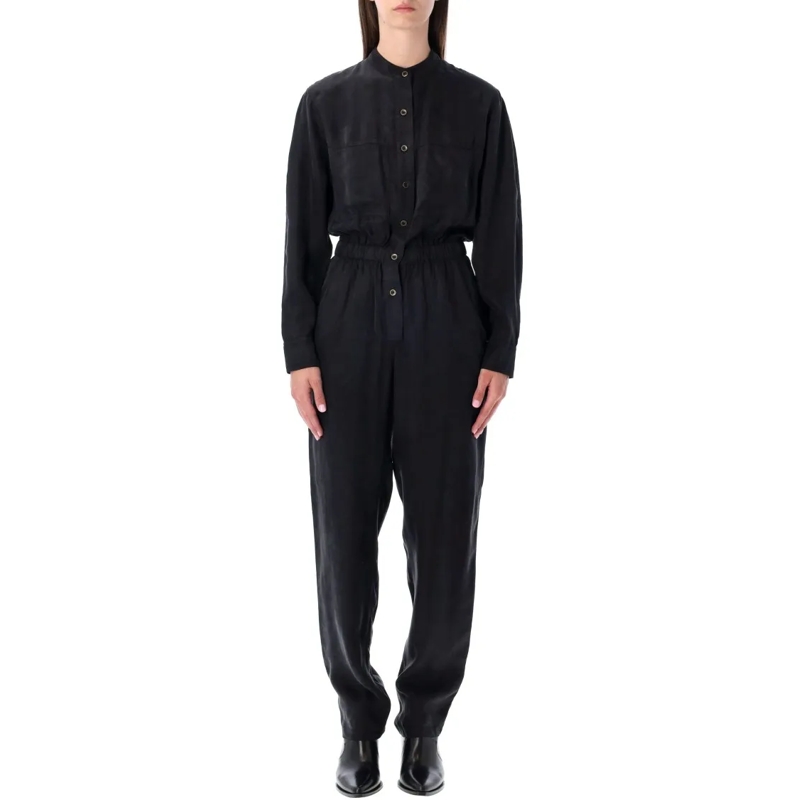 Etoile Isabel Marant  Black Buttoned Jumpsuit Black